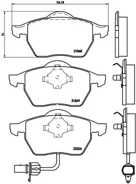 Remblokset Brembo P 85 060