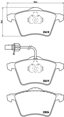 Remblokset Brembo P 85 062