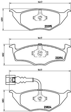 Remblokset Brembo P 85 063