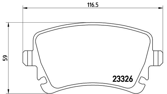 Remblokset Brembo P 85 064