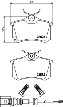 Remblokset Brembo P 85 066