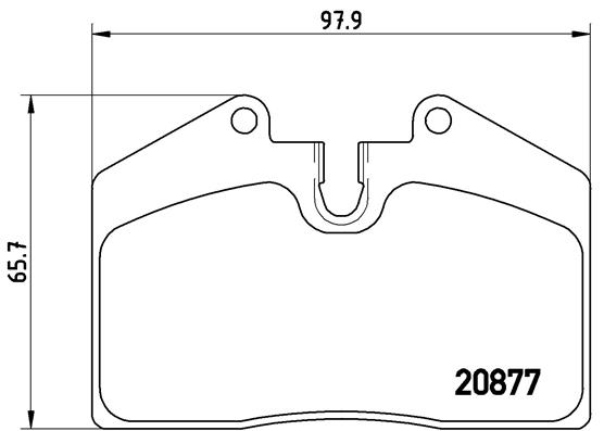 Remblokset Brembo P 85 094