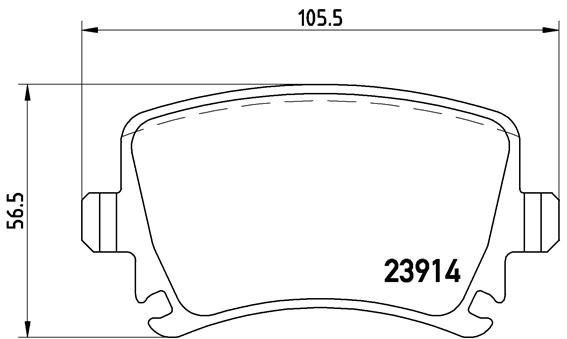 Remblokset Brembo P 85 095