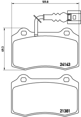 Remblokset Brembo P 85 104