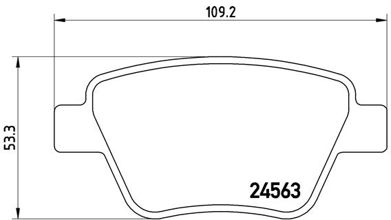 Remblokset Brembo P 85 114X