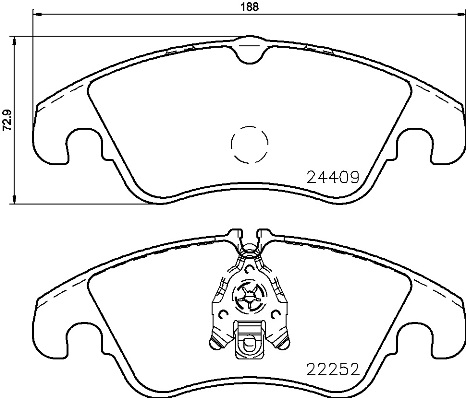 Remblokset Brembo P 85 145