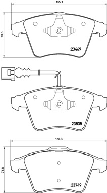 Remblokset Brembo P 85 149