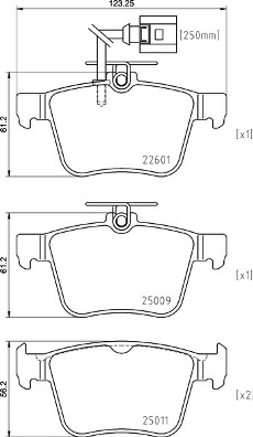 Remblokset Brembo P 85 162