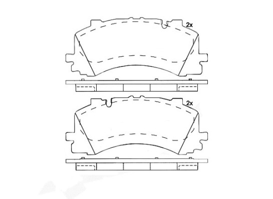 Remblokset Brembo P 85 170