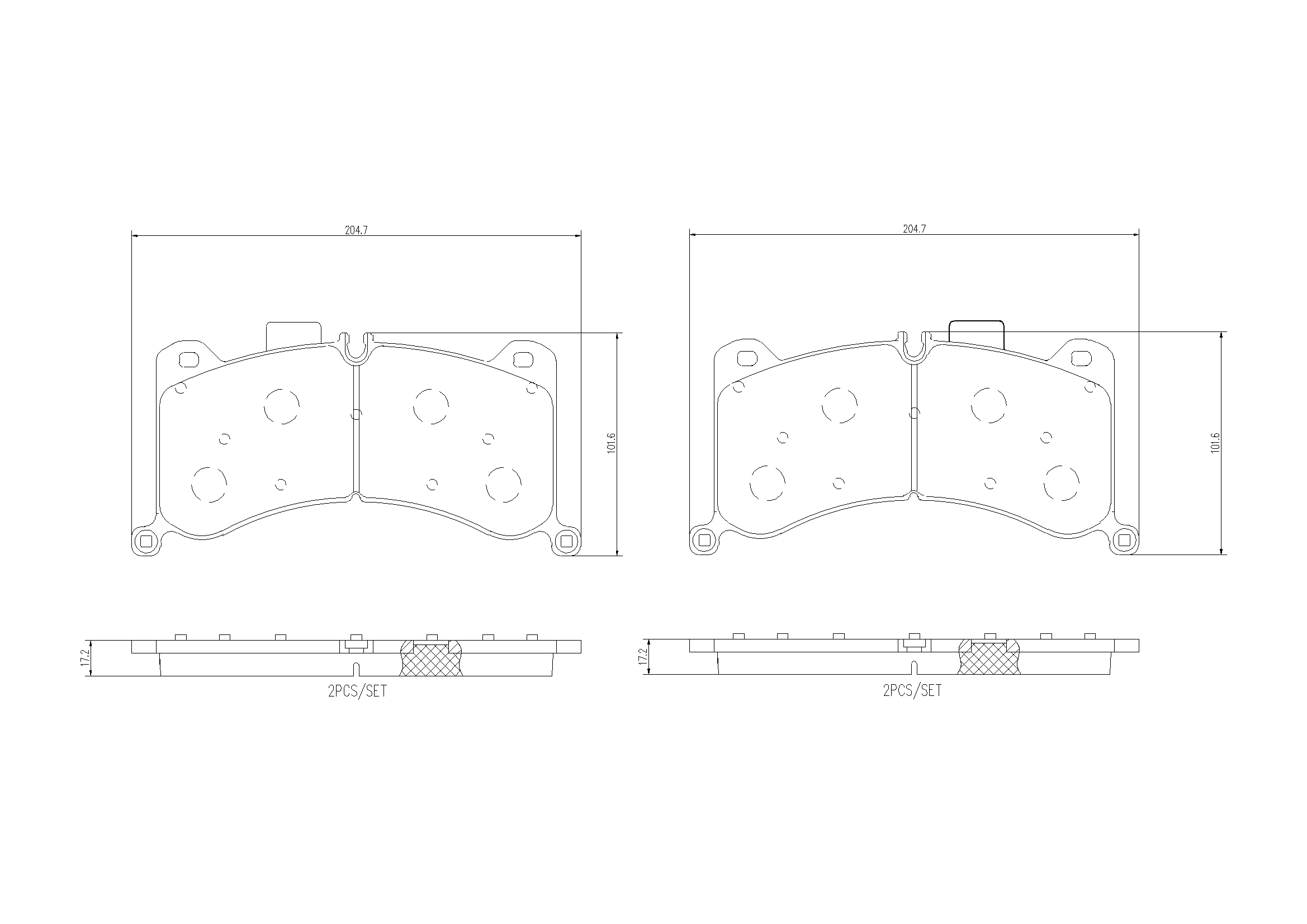 Remblokset Brembo P 85 183
