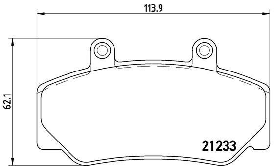 Remblokset Brembo P 86 006