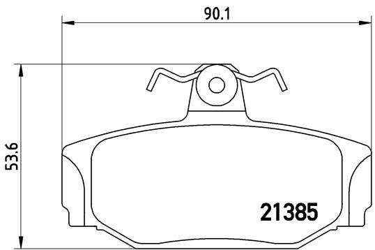 Remblokset Brembo P 86 009