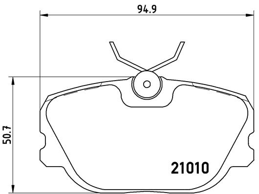 Remblokset Brembo P 86 011