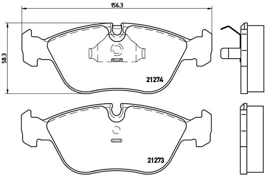 Remblokset Brembo P 86 013