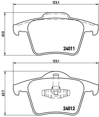 Remblokset Brembo P 86 019