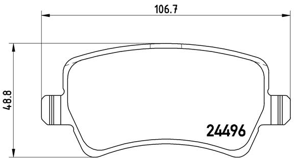 Remblokset Brembo P 86 021