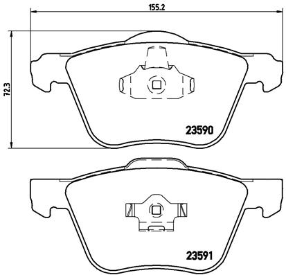 Remblokset Brembo P 86 022