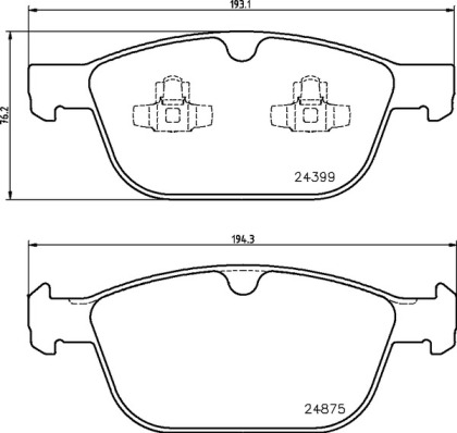 Remblokset Brembo P 86 023