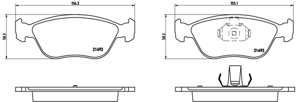 Remblokset Brembo P 86 024