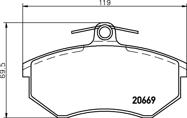 Remblokset Brembo P 99 026