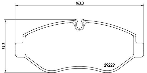 Remblokset Brembo P A6 026