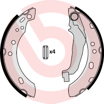 Remschoen set Brembo S 56 507