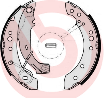 Remschoen set Brembo S 61 526