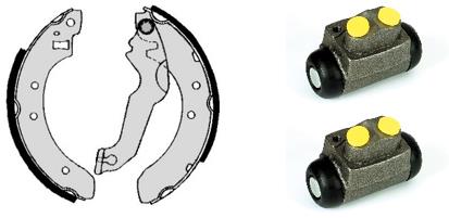 Remschoen set Brembo H 24 008