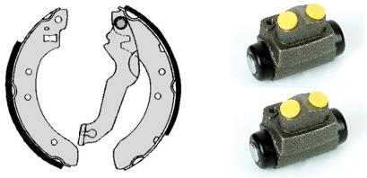 Remschoen set Brembo H 24 013