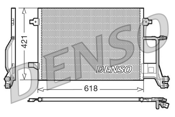 Airco condensor Denso DCN02013