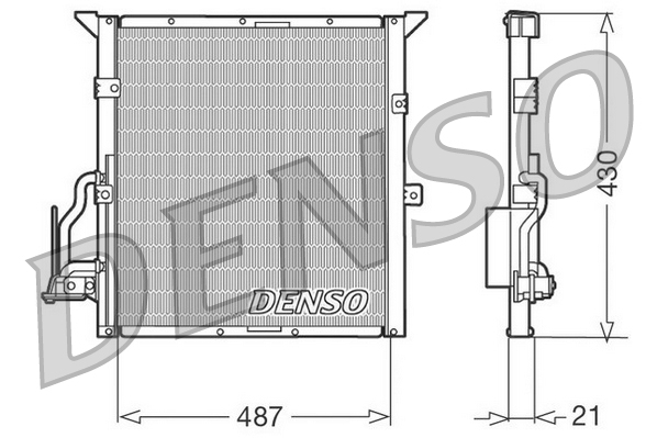 Airco condensor Denso DCN05002