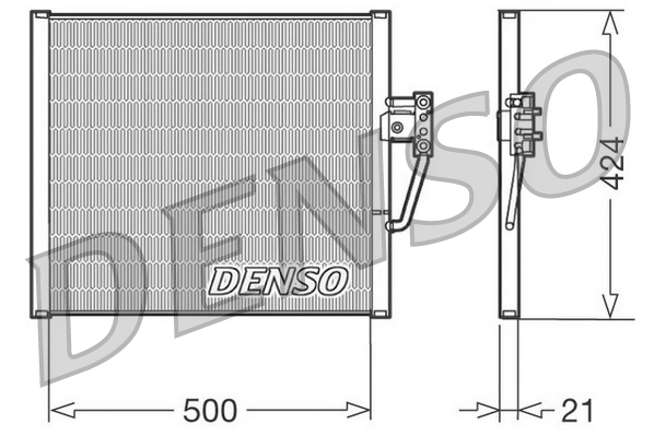 Airco condensor Denso DCN05005