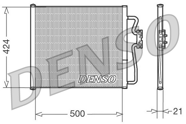 Airco condensor Denso DCN05007