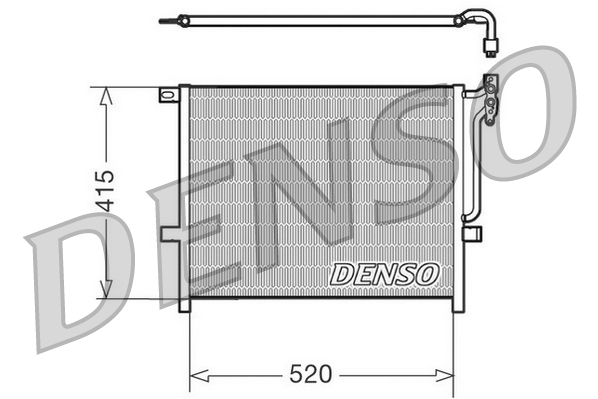 Airco condensor Denso DCN05010