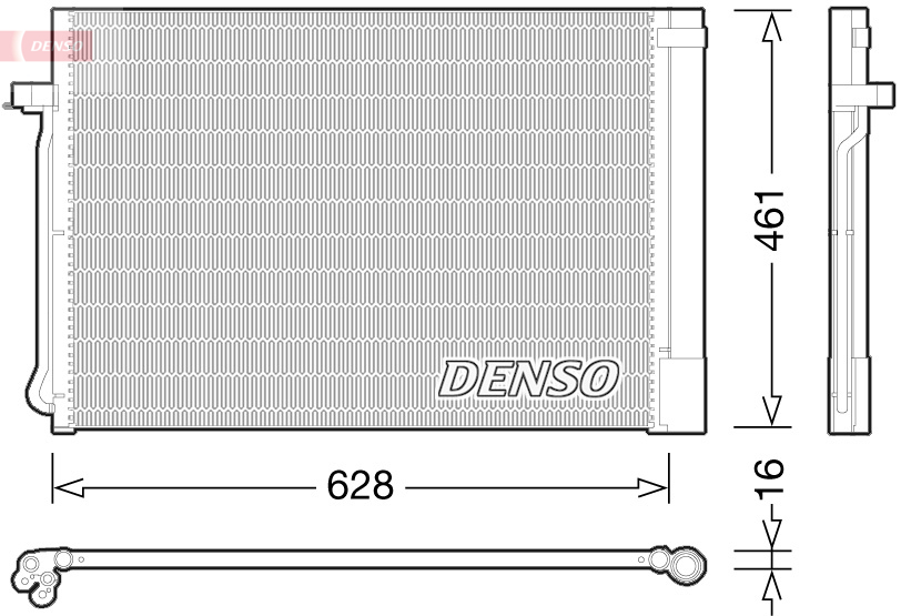 Airco condensor Denso DCN05013