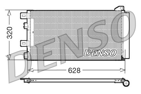 Airco condensor Denso DCN05101