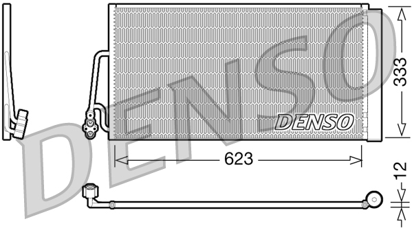 Airco condensor Denso DCN05102