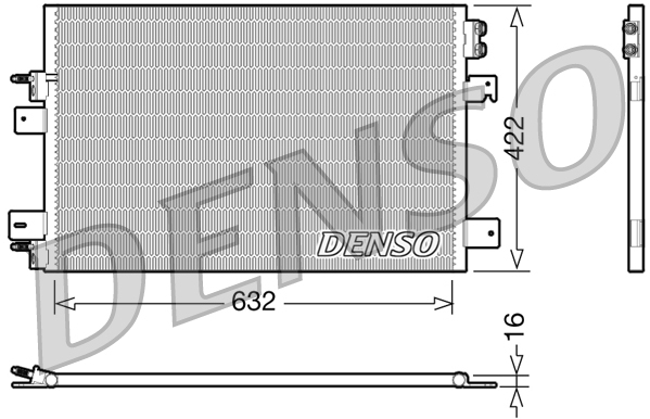 Airco condensor Denso DCN06007