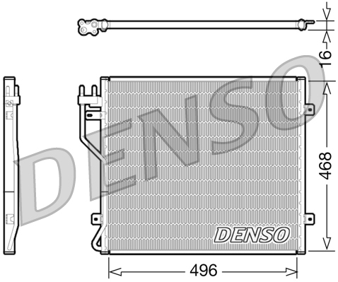 Airco condensor Denso DCN06010