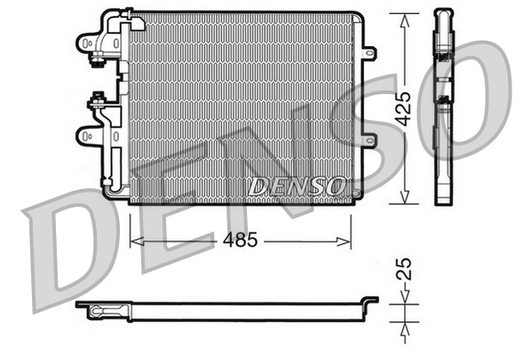 Airco condensor Denso DCN09030