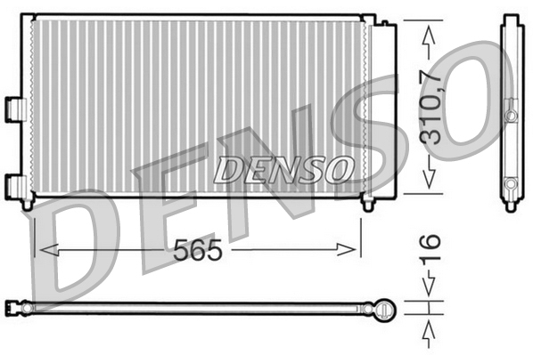 Airco condensor Denso DCN09070