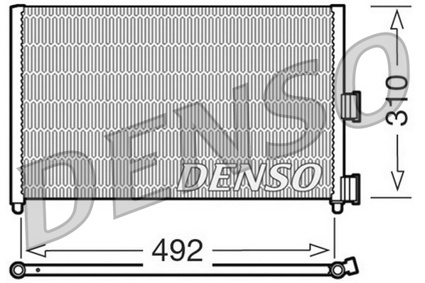 Airco condensor Denso DCN09071