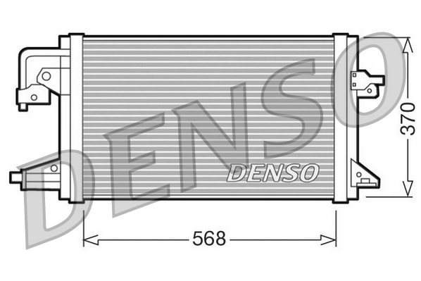 Airco condensor Denso DCN10001