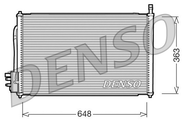 Airco condensor Denso DCN10006