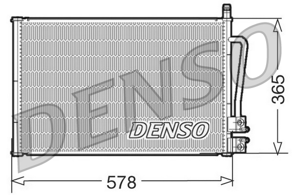 Airco condensor Denso DCN10008