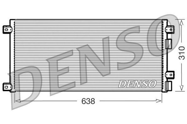 Airco condensor Denso DCN12002