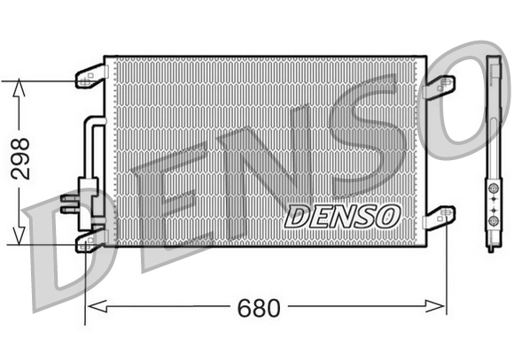 Airco condensor Denso DCN13016