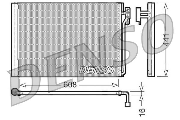 Airco condensor Denso DCN14001