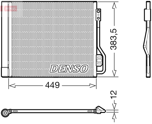 Airco condensor Denso DCN16002