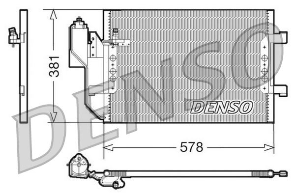 Airco condensor Denso DCN17002